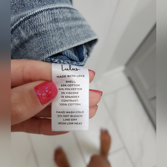 Lulu's Denim Mini Dress - Picture 5 of 9